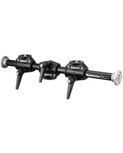 Manfrotto 131DDB Horizontal 4 Head Accessory Arm - Black (for Mounting 2 Heads Vertically and 2 Heads Horizontally, 3/8" Thread On All Attachments)